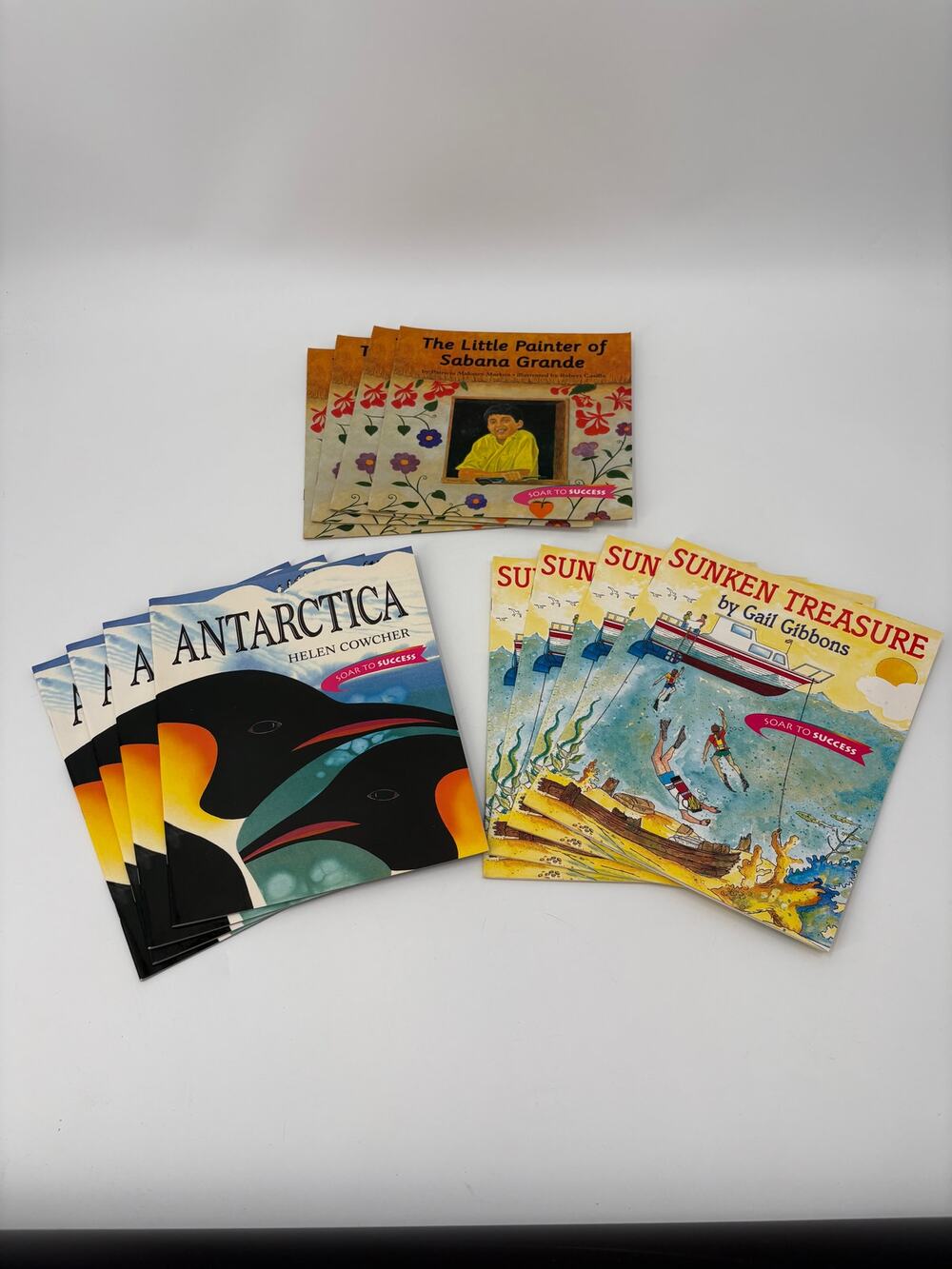 Lot of 12 Kids Books Houghton Mifflin SOAR to Success Set